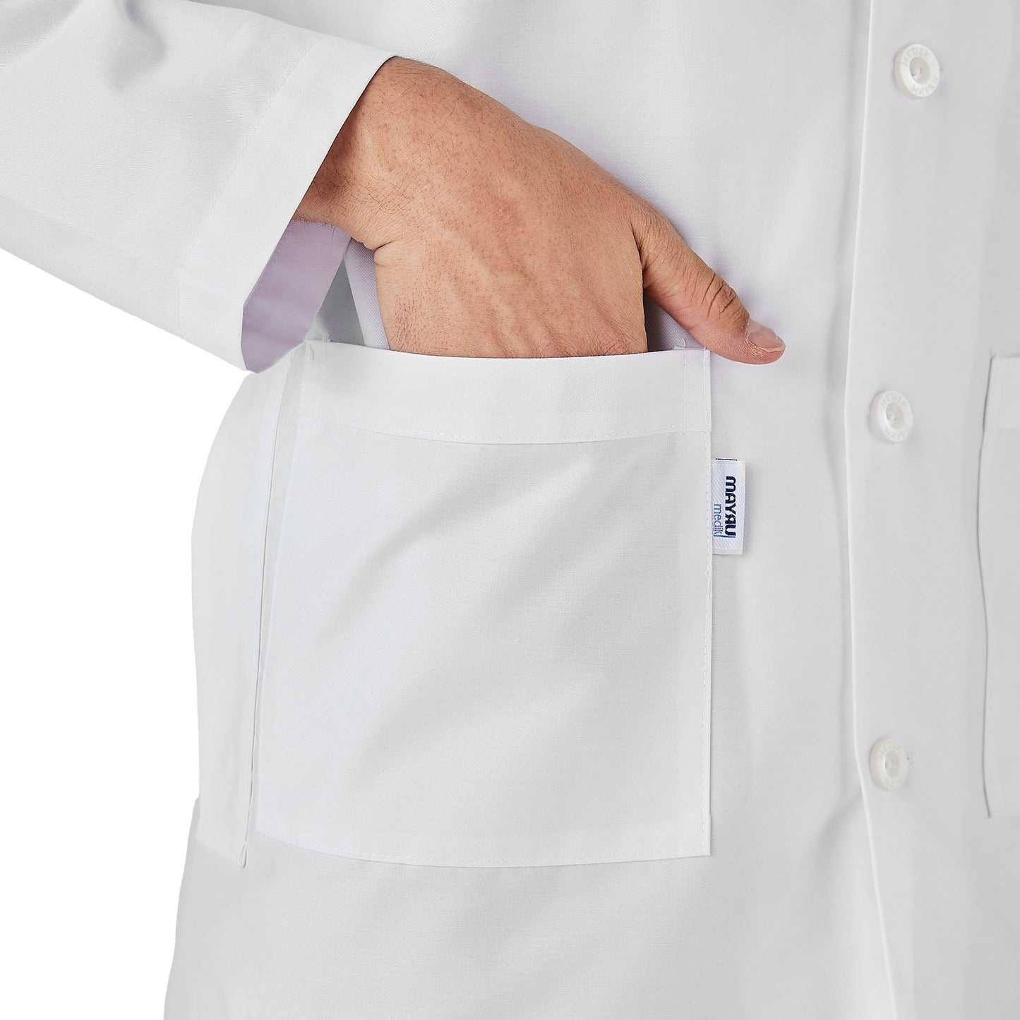 BATA DE MEDICO CABALLERO NORMAL REPELENTE A LIQUIDOS