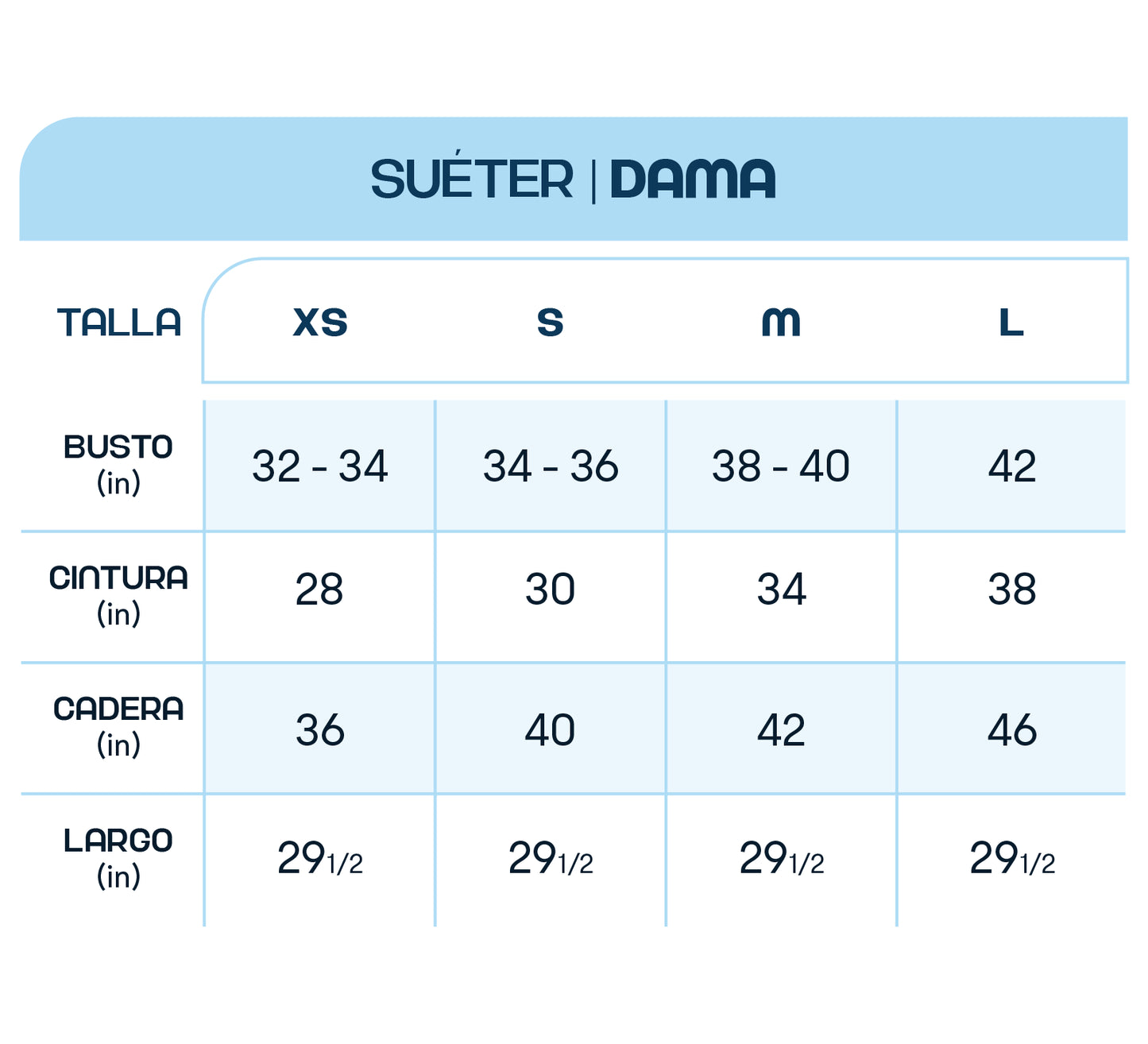 SUETER DAMA