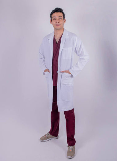 BATA DE MEDICO CABALLERO LARGA