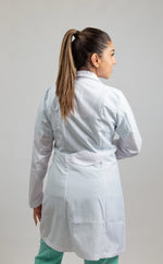 BATA DE MEDICO DAMA CON CUELLO