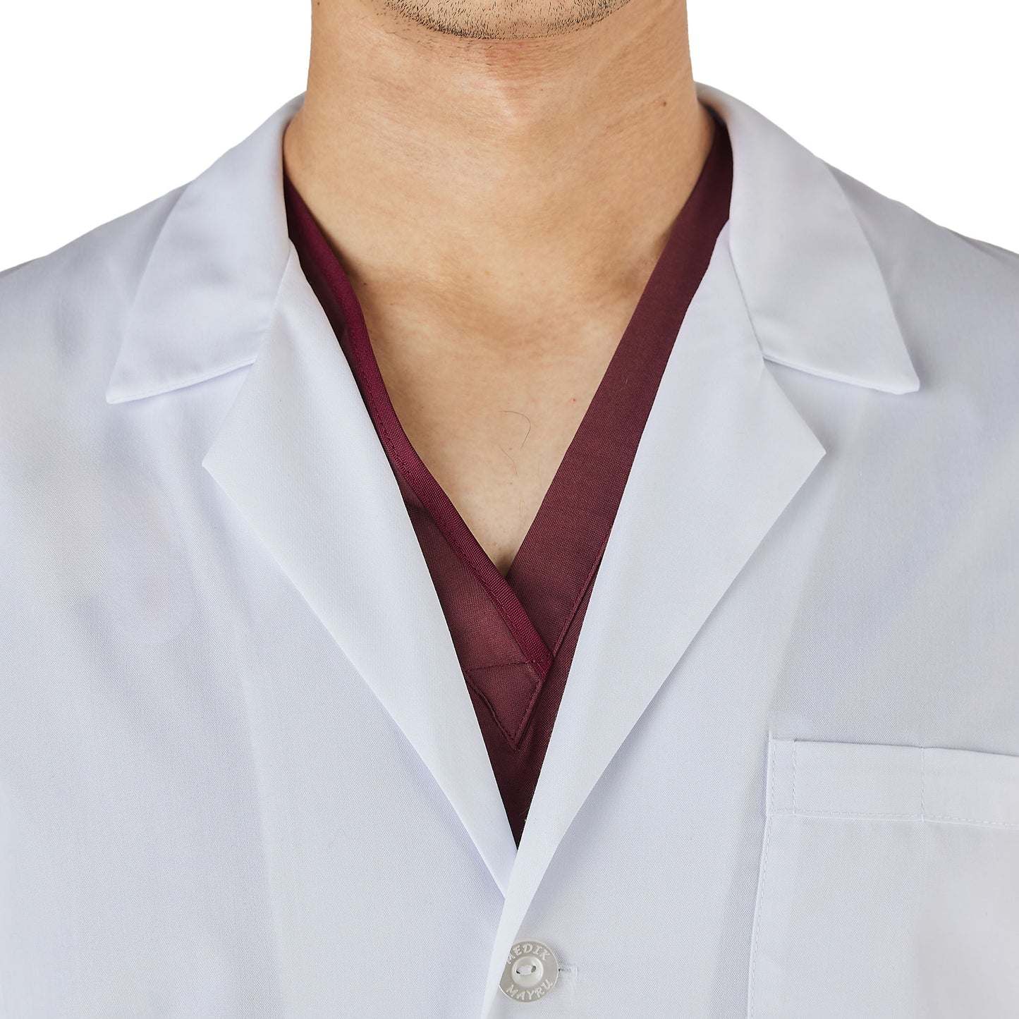 BATA DE MEDICO CABALLERO NORMAL REPELENTE A LIQUIDOS