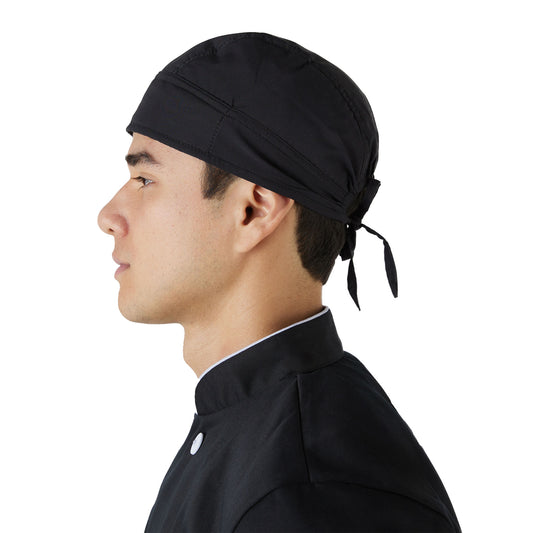 GORRO DE AMARRE CON TOALLA