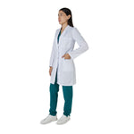 BATA DE MÉDICO DAMA CON SOLAPA