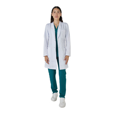 BATA DE MÉDICO DAMA CON SOLAPA
