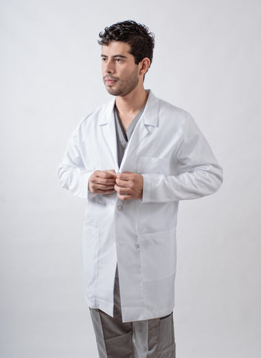 BATA DE MEDICO CABALLERO NORMAL