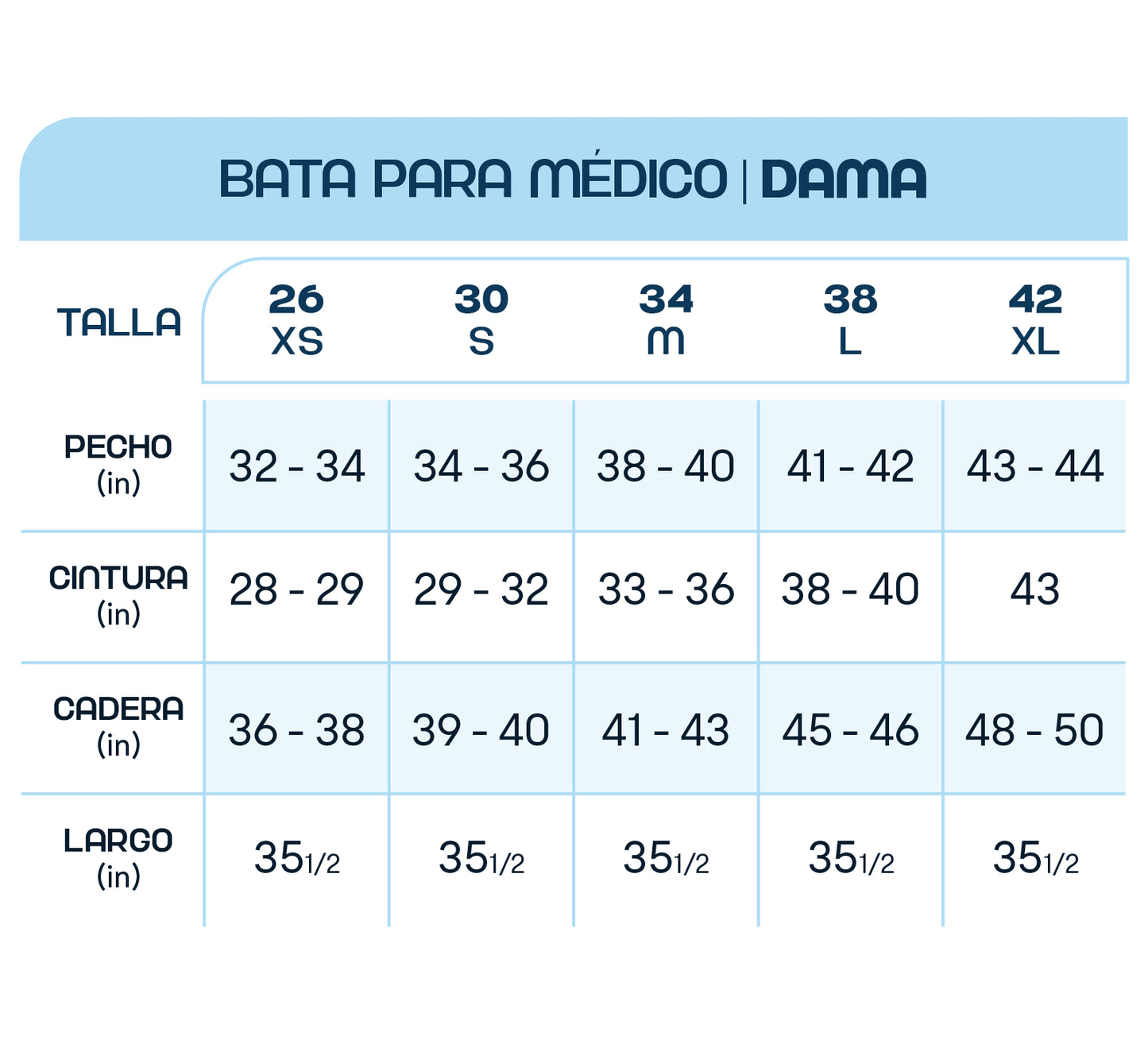 BATA MÉDICO DAMA CON MAO Y PUÑO